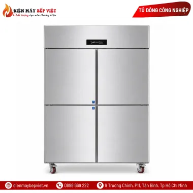 Tủ Đông Mát Quạt Lạnh 4 Cánh Inox Lightcool LS-1200F-4C1