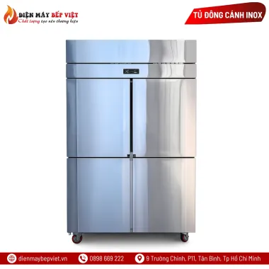 Tủ Đông Mát Quạt Lạnh 4 Cánh Inox Lightcool LS-1200F-4C1