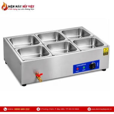 Tủ Giữ Nóng Thức Ăn Để Bàn 2 Hàng 6 Khay | Điện Máy Bếp Việt