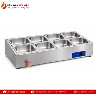 Tủ Giữ Nóng Thức Ăn Để Bàn 2 Hàng 8 Khay | Điện Máy Bếp Việt