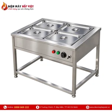 Tủ Hâm Nóng Thức Ăn 4 Khay 750x750x800mm - Báo Giá Tốt