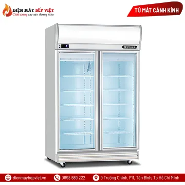 Tủ Mát 2 Cánh Kính Berjaya 2D/DC-SM