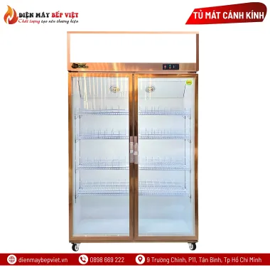 Tủ Mát 2 Cửa Kính LC-1200H