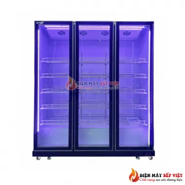 Tủ mát 3 cửa kính “quạt lạnh” LC-1800B