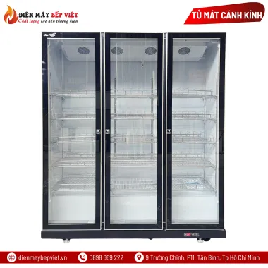 Tủ Mát 3 Cửa Kính “Quạt Lạnh” LC-1800B