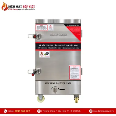Tủ Nấu Cơm 10 Khay Gas