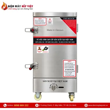 Tủ Nấu Cơm 12 Khay Gas