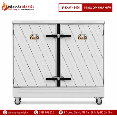Tủ Nấu Cơm Điện 24 Khay Nhập Khẩu