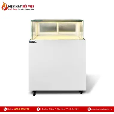 Tủ Trưng Bày Bánh Kem Vuông 90cm Snow Village GB-250-4L.Z1
