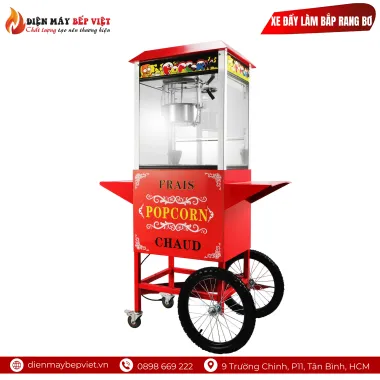 Xe Đẩy Làm Bắp Rang Bơ AS-PM802B