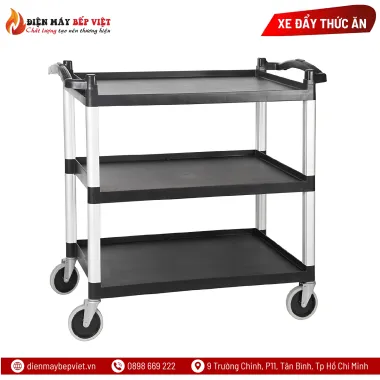 Xe Đẩy Thức Ăn 3 Tầng (Nhựa) NPL-010B